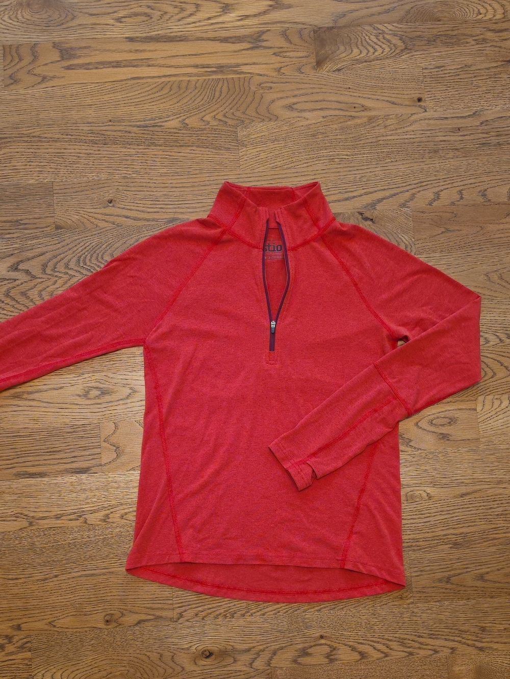 Stio Red Quarter-Zip Pullover